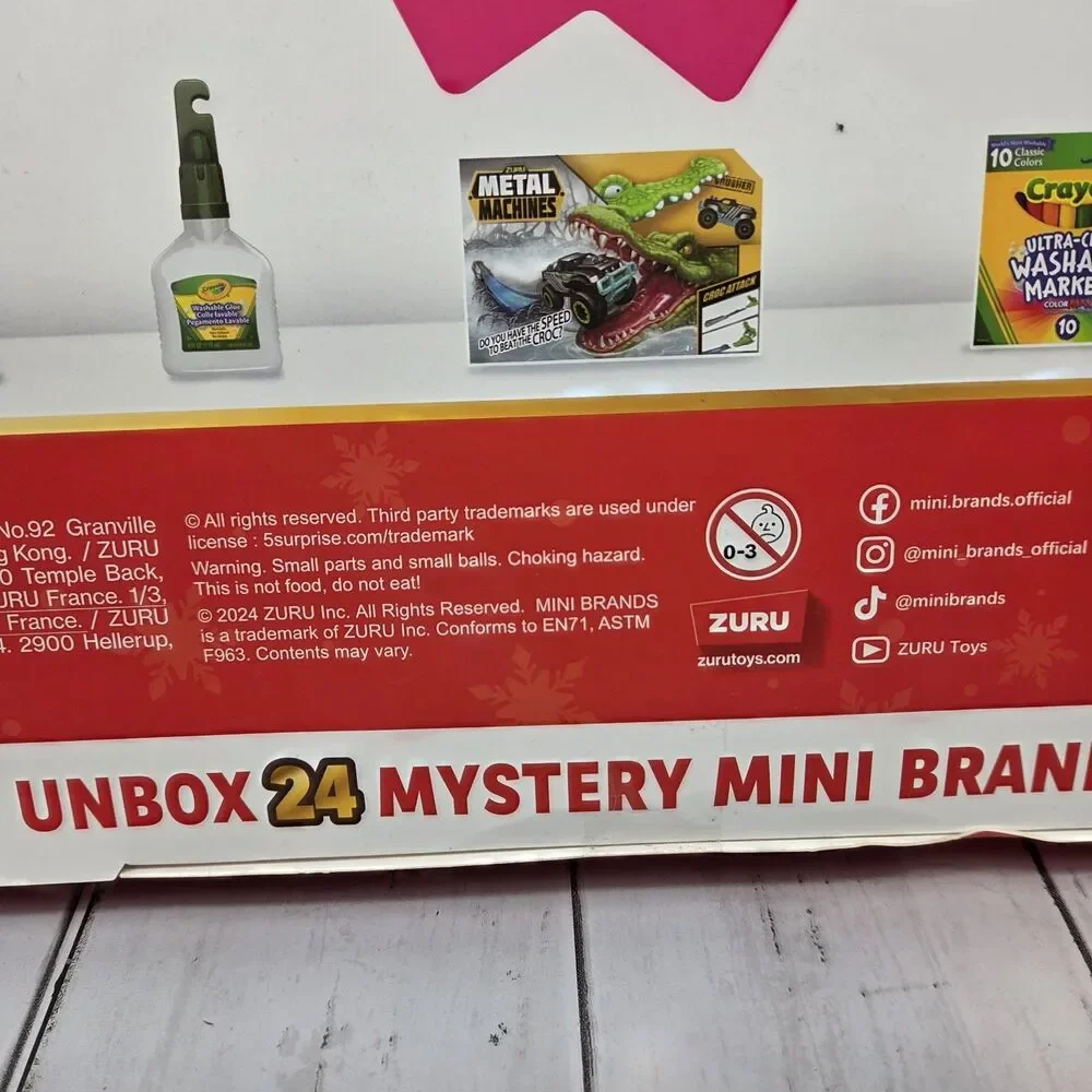 Limited Edition Mini Brands Advent Calendar 24 Mystery Collectibles Toys Zuru